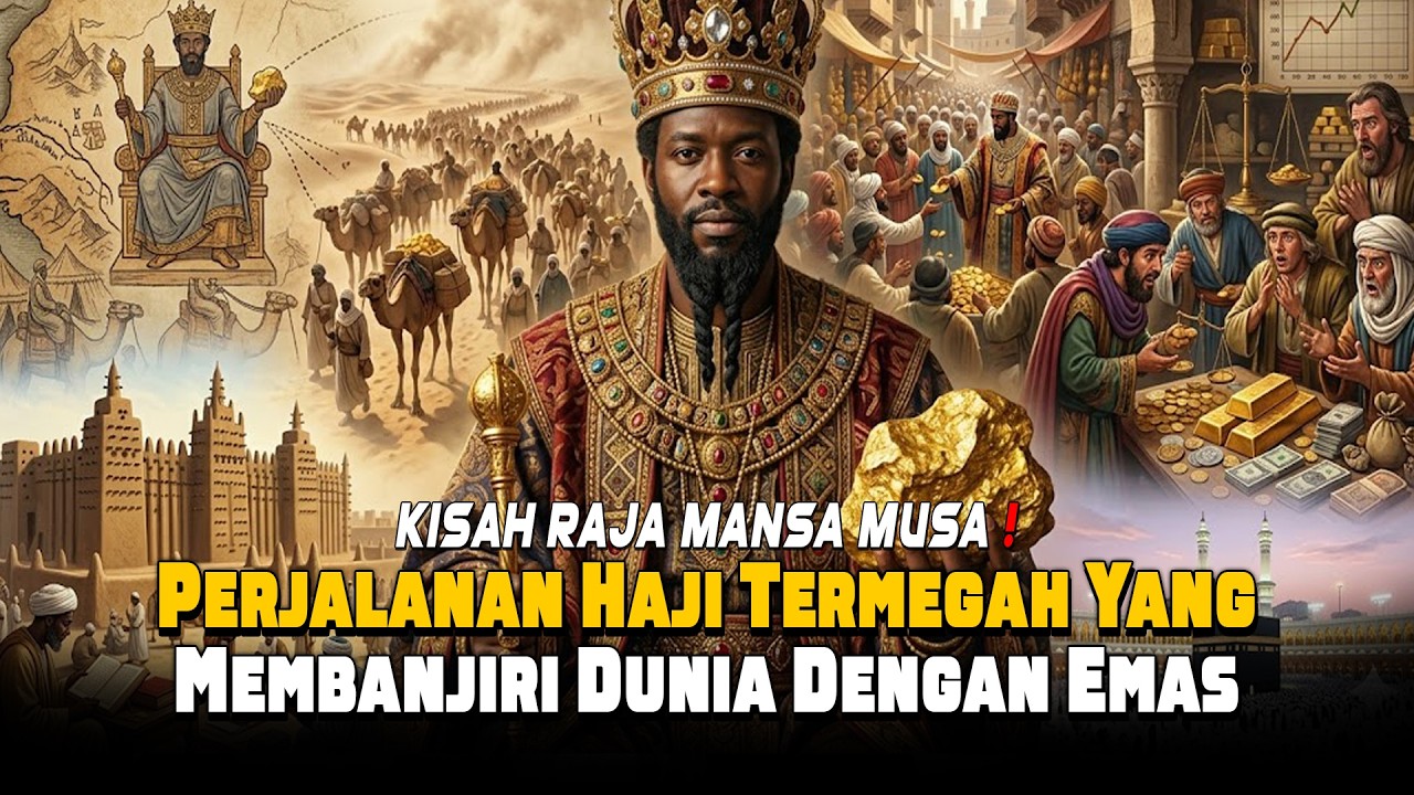 HAJI ATAU PERTUNJUKAN KEKAYAAN? Raja Mansa Musa BIKIN DUNIA TERKEJUT ...