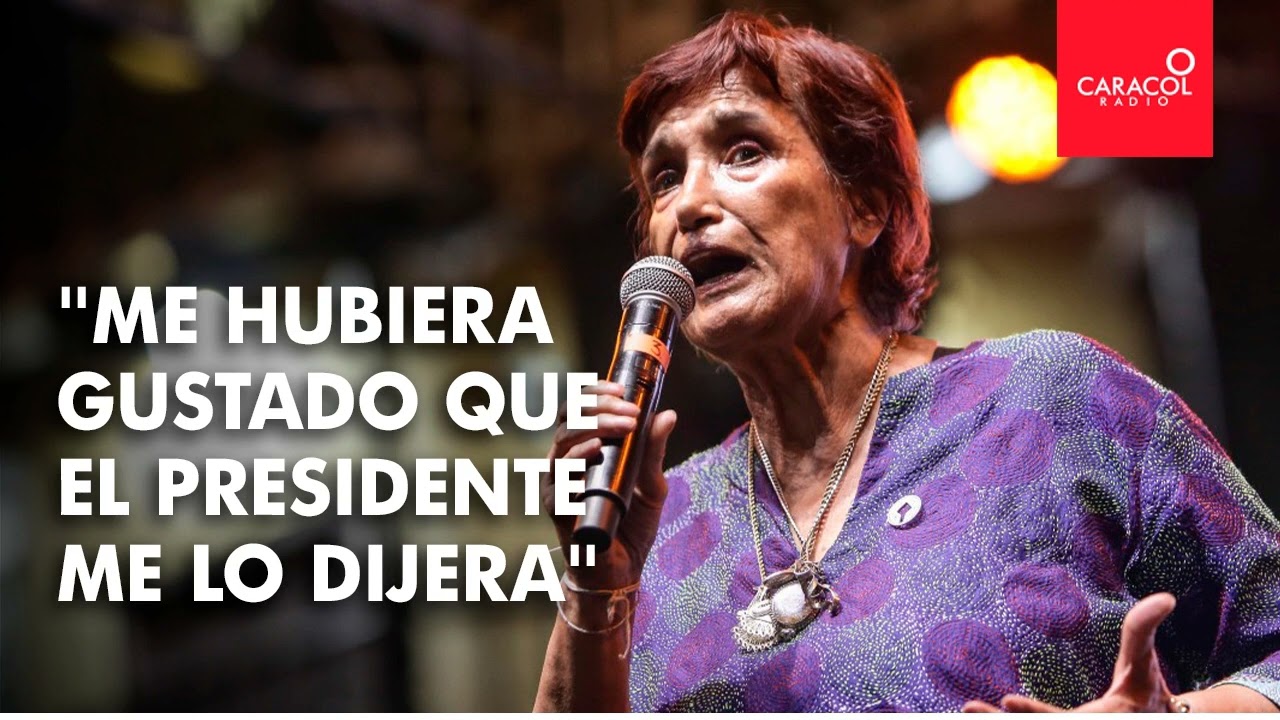 Salida de la ministra de Cultura, Patricia Ariza, del Gobierno de Gustavo Petro | Caracol Radio