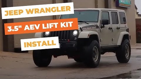 Aev 3.5 lift jeep jk