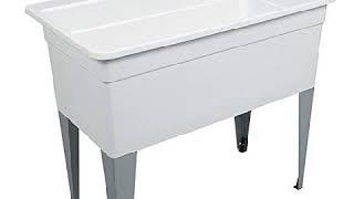 Mustee 28CF Big Tub Utilatub 40 quot W x 24 quot D x 34 quot H Combo Utility Sink 2019 Mustee 28CF Big Tub Utilatub 40 quot W x 24 quot D x 34 quot H Combo Utility Sink 2019