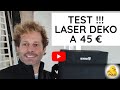 Je teste le laser ligne vert deko  45