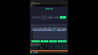 to do list python using pyqt6 and sqlite3 | CodeLearning