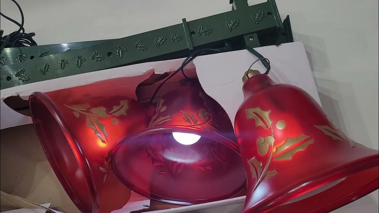 Mr Christmas Musical Pathway Bells Motion Activated Lights & Sounds