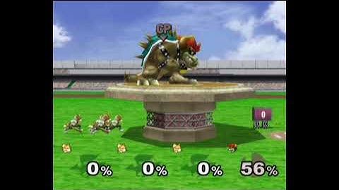 Super Smash Bros. Melee CrazyMod UE/Debug Menu - 10 Fox and Stand Giga Bowser as Training Mode