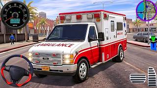 Ambulance City Rescue Simulator - 911 US Emergency Ambulance Driving 3D : Android Gameplay screenshot 1