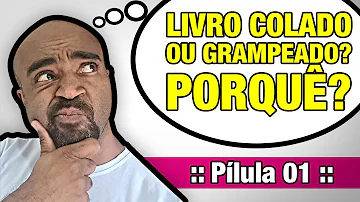 O que é livro grampeado?