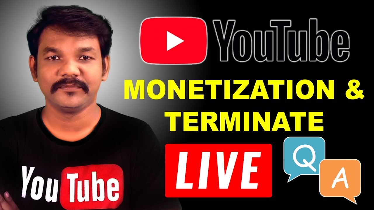 Youtube Monetization & Channel Terminate - Live | Online Tamil - YouTube