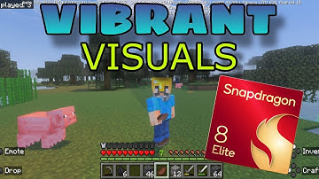 Vibrant Visuals RedMagic 10 Pro Snapdragon 8 Elite 1 HOUR Gameplay Minecraft Bedrock Edition