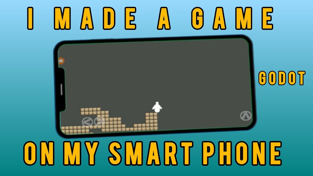 I MADE MY FIRST GAME ON MOBILE |Make games on phones - YouTube