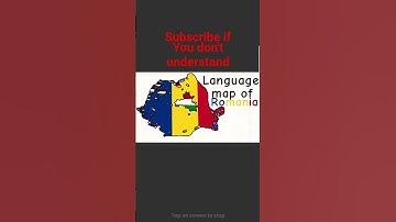 Language map of Romania #shorts