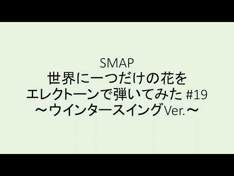 SMAP 世界に一つだけの花を弾いてみた #19【エレクトーン】