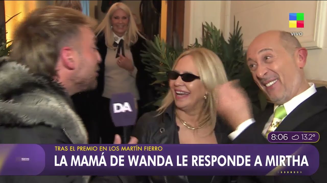 💥¡PELEA IMPENSADA! Mirtha Legrand cuestiona el Martín Fierro de Wanda Nara