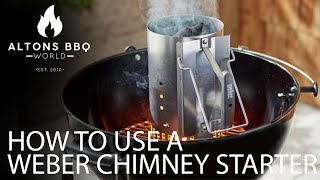 Weber Chimney Starter  How to Use