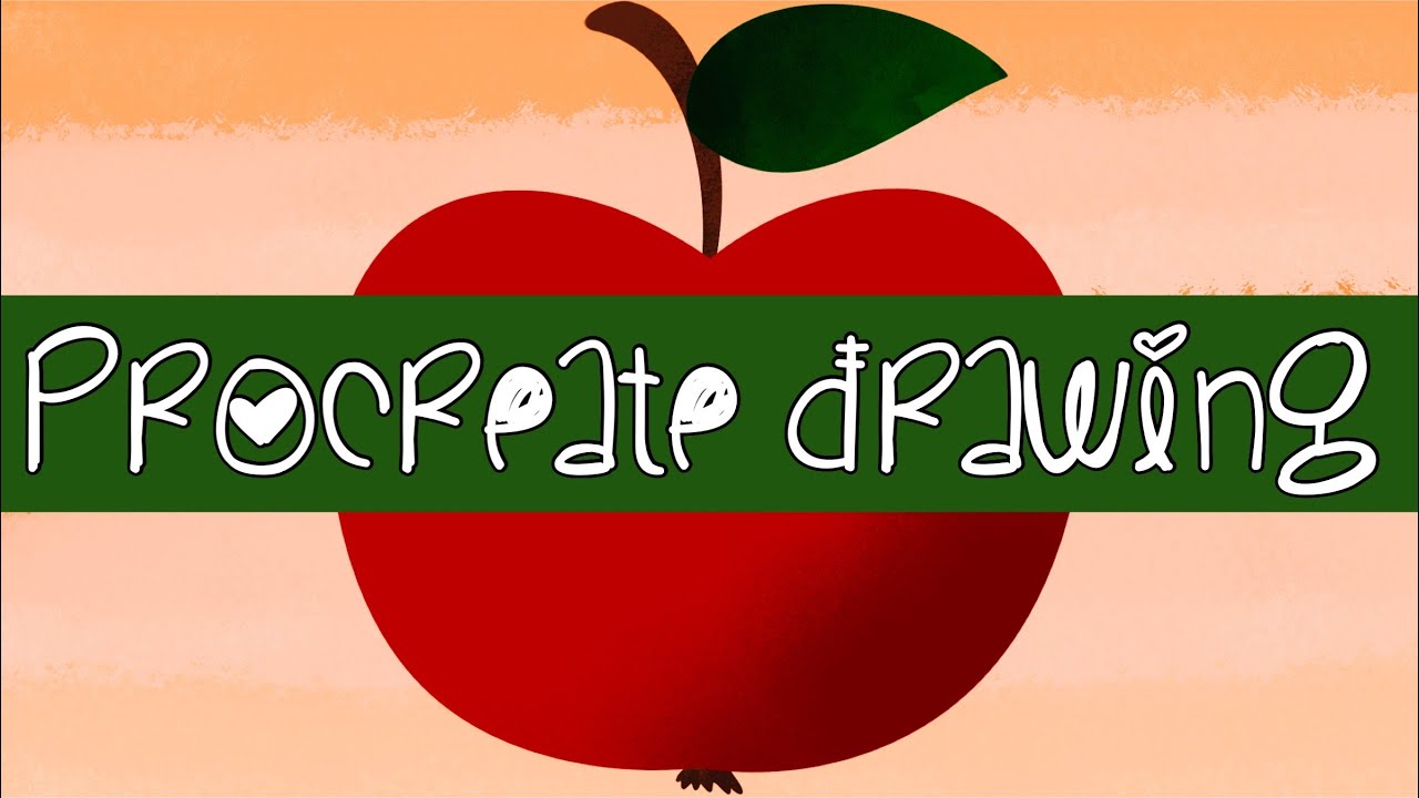 Drawing an Apple 🍎iPad Pro Procreate - YouTube