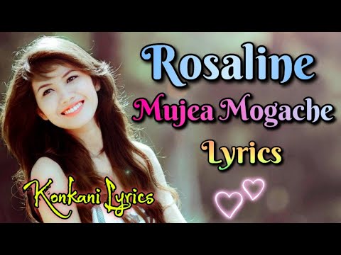 Konkani song   Roseline Mujea Mogache Lyrics