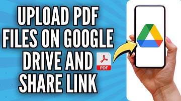 How to Upload pdf Files on Google Drive and Share Link with Everyone (Step by Step)