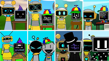 Incredibox - Sprunki but ONLY FUN BOT and MR FUN COMPUTER in ALL Human Edition