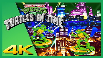 ⭐ TEENAGE MUTANT NINJA TURTLES 2 | 4K/60ᶠᵖˢ | ARCADE | #tmnt  #beatemup  #walkthrough