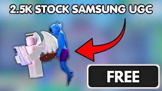 [SUCCESS] Claiming Angel & Demon free ugc | 500 Restock | Samsung