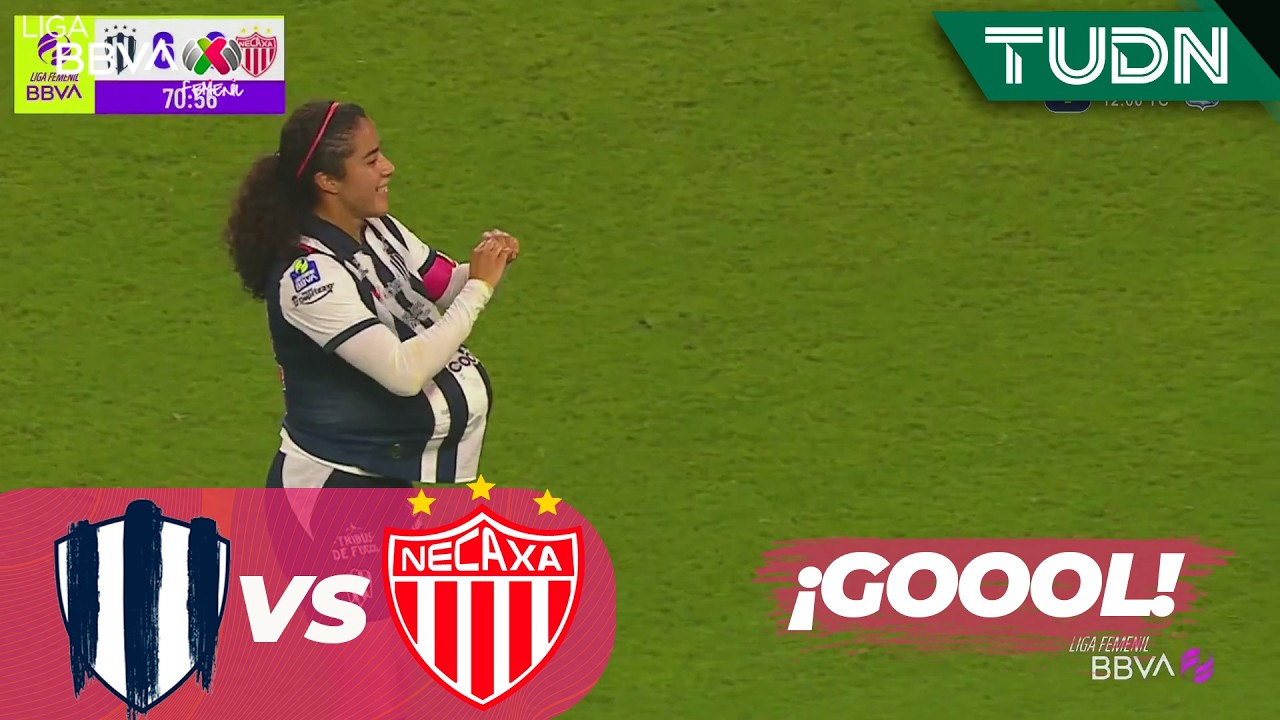 ¡OTRO GOL MÁS!  Rayadas 6-0 Necaxa | Liga MX Femenil - Jornada 8 Apertura 2026 | TUDN