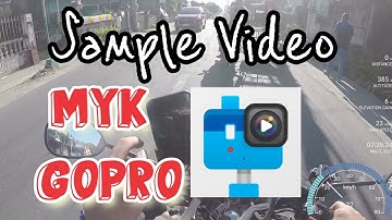 Sample Video of MYK FOR GOPRO || Speedometer || @jheratasan