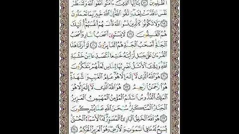 شاهکار استاد منشاوی _سوره های حشر و علق