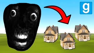 TERRIFYING FACE NEXTBOT VS HOUSES! - Garry's mod Sandbox