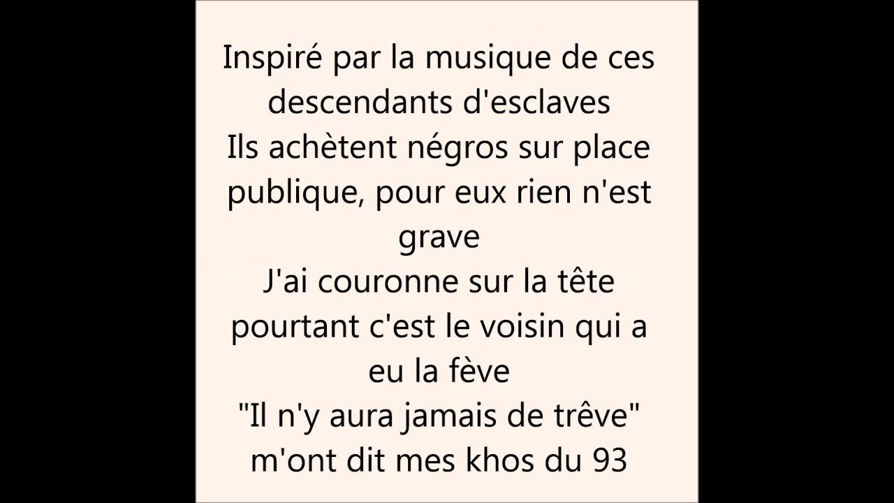 Paroles De Booba 92i Veyron