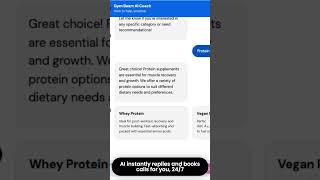 🚀 Meet your 24/7 AI Chatbot — the assistant that books calls while you sleep!