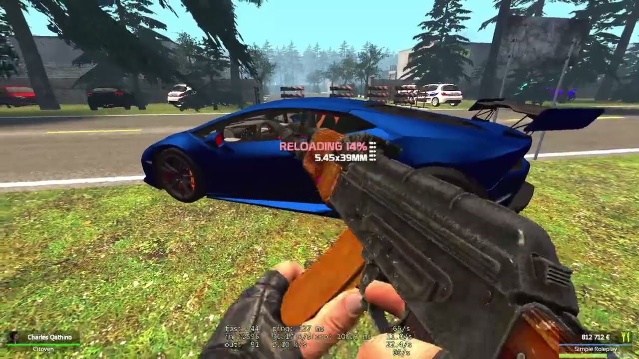 Simple Roleplay, je back les flics aux residences.