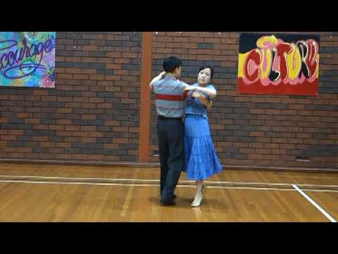 Sequence Dance NEWCHURCH WALTZ - WalkThrough With Figure Names (BY HENDRI & ANA)