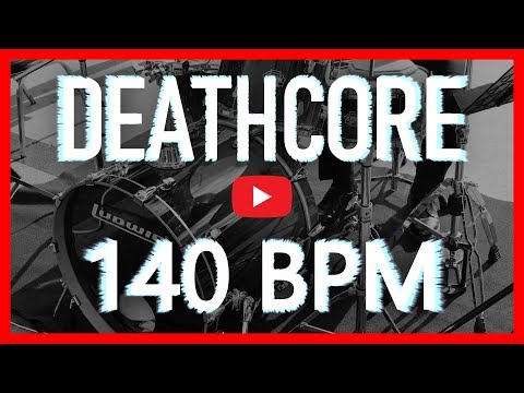 heavy-deathcore-metal-drum-track-140-bpm-drum-beat-(isolated-drums)-[hq]