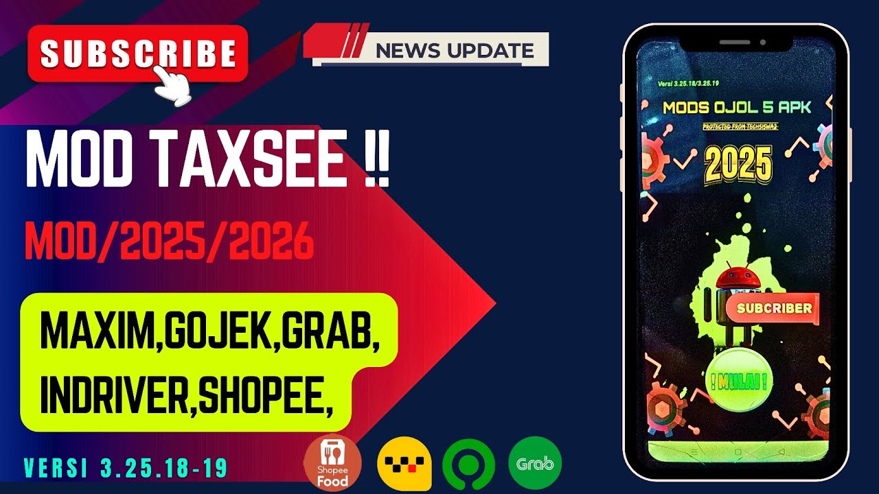 🔴MOD TAXSEE DRIVER TERBARU MOD MAXIM MOD INDRIVER MOD GOJEK