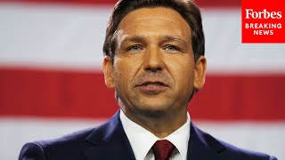 JUST IN: DeSantis Gives First Public Remarks Since Victory Speech, Addresses Tropical Storm Nicole
