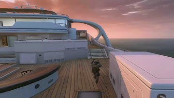 Black Ops 2 - Spawn kill with Combat Axe on Hijacked.