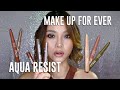 MAKE UP FOR EVER Aqua Resist Smoky Shadows: 5-Min LIVE Lid Swatches and Review!