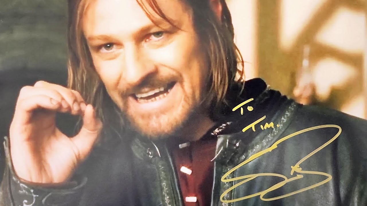 Sean Bean Responds to Fan Mail, Signs Autographs [LoTR, GoT] YouTube