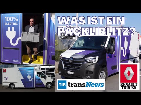 Hier kommt der Päckliblitz (Paketblitz) von Renault Trucks - TIR transNews