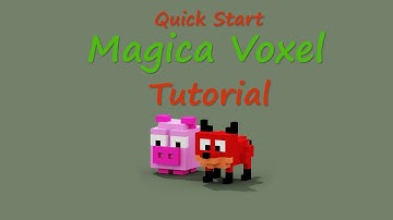 MagicaVoxel Quick Start Beginner Tutorial