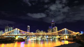 Incredible one-minute time-lapse of Brisbane