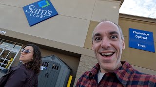 Our First Time Shopping At Sam's Club