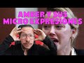 Psicólogo reacciona a las micro expresiones de Amber Heard en el estrado | parte 2