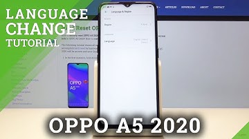 How to Change Language in OPPO A5 2020 - Update Language