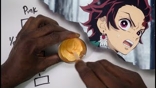 How to Mix Skin Color and Shadows for Anime Glass Art screenshot 4