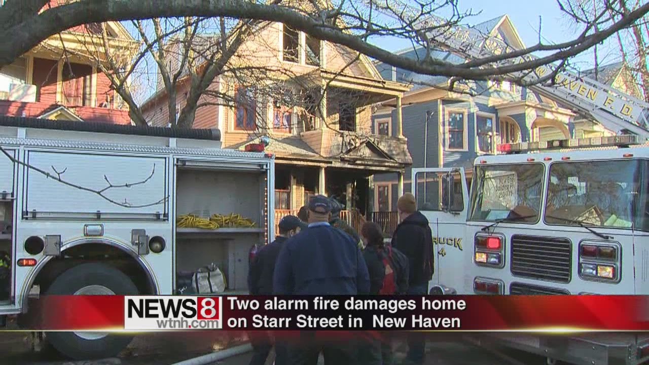 New Haven house fire - YouTube
