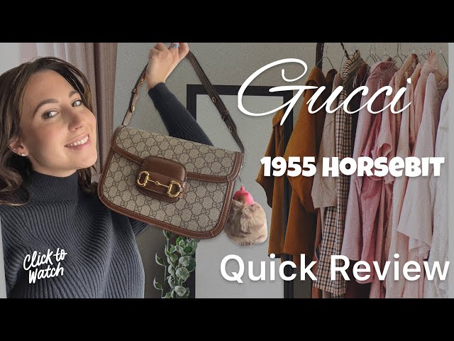 GUCCI HORSEBIT 1955 MINI BAG REVIEW 🤎(Everything You Need to Know) 