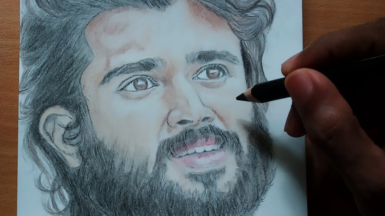 Actor Vijay Devarakonda Drawing | PeakD