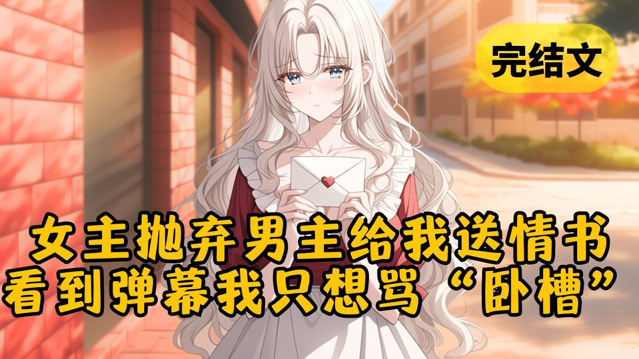 【反套路】我只是个男配，女主却突然给我送情书，留下男主失望站在远处。我看着眼前闪过的弹幕，只想骂一声“卧槽！” #小说 #柳如烟 #一口气看完