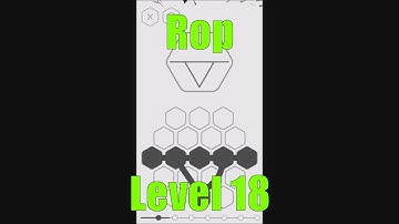 Rop Level Stage Niveau Nivel Yровень 18. Solution