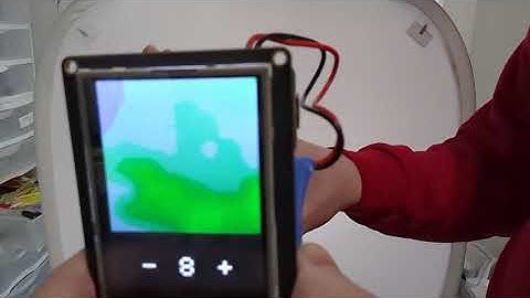 Thermal camera with linear interpolation